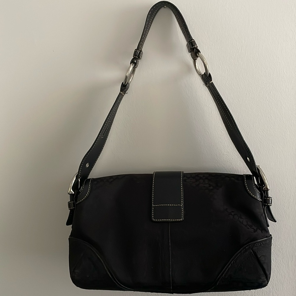 Coach Black Shoulder Bag - Picture 2 of 16